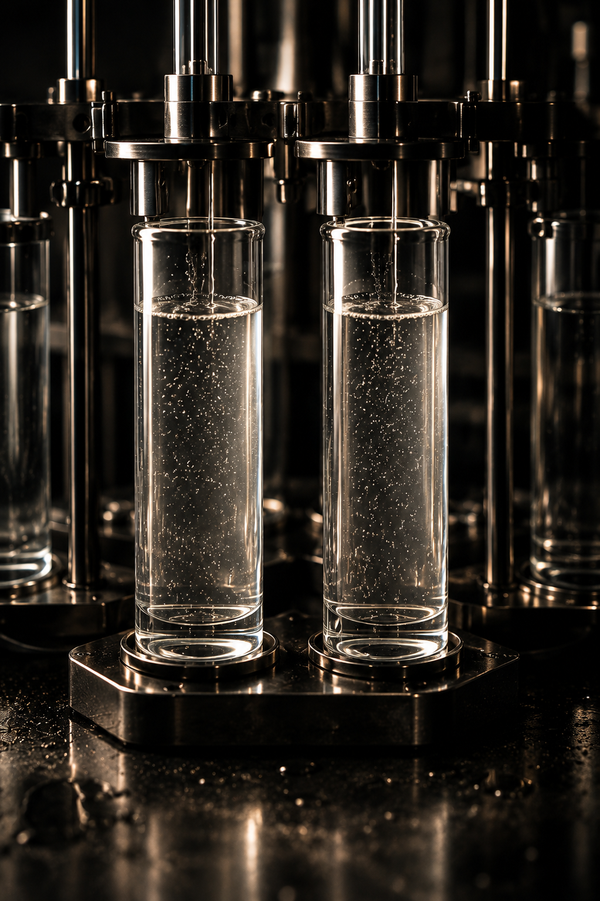 Purification and controlled wet method used to prepare Gold Healing ORMUS Liquid