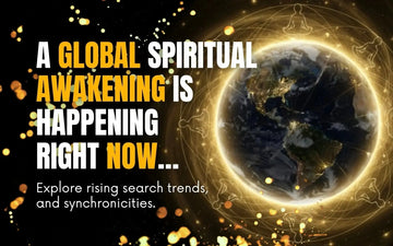 A global spiritual awakening signs depicted with Earth's glowing image and vibrant energy.