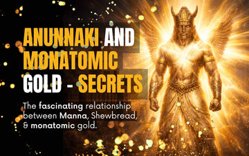Anunnaki monatomic gold secrets with visuals of Manna and Shewbread highlighted in the discussion.