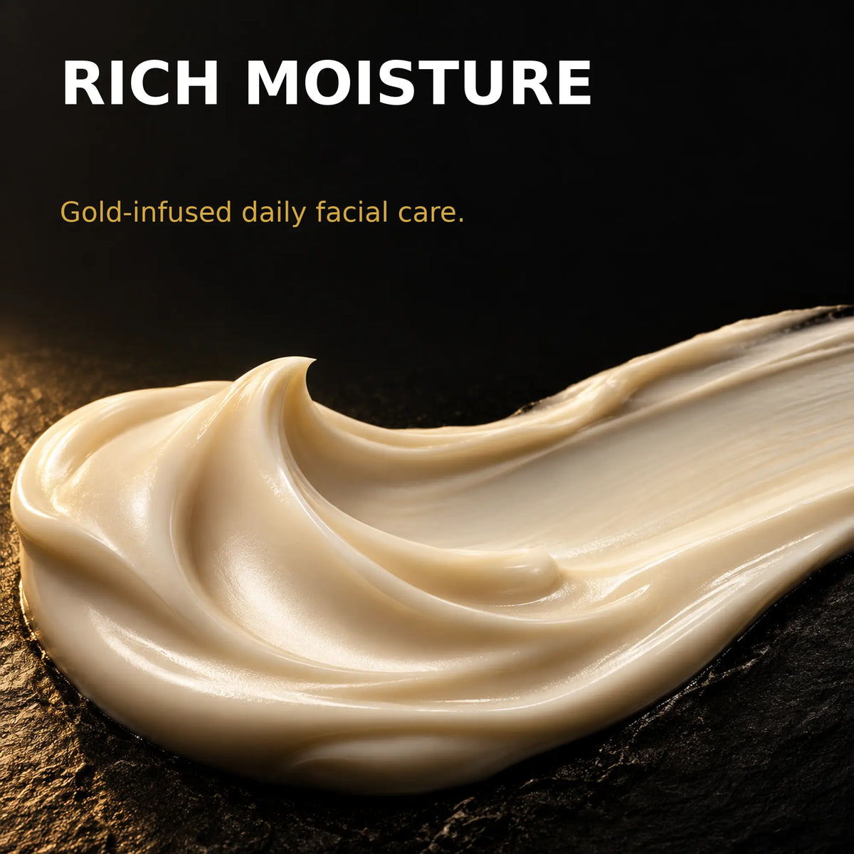 Rich moisturising texture of Gold Healing 24K Gold Face Cream