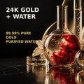 24K colloidal gold and purified water skincare mist ingredients