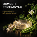 ORMUS liquid and Proteasyl pea extract ingredients for hand care