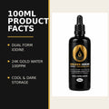 Golden Iodine 100ml product facts and storage guidance