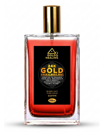 Gold Healing 24K Colloidal Gold Face and Body Mist with purified distilled water