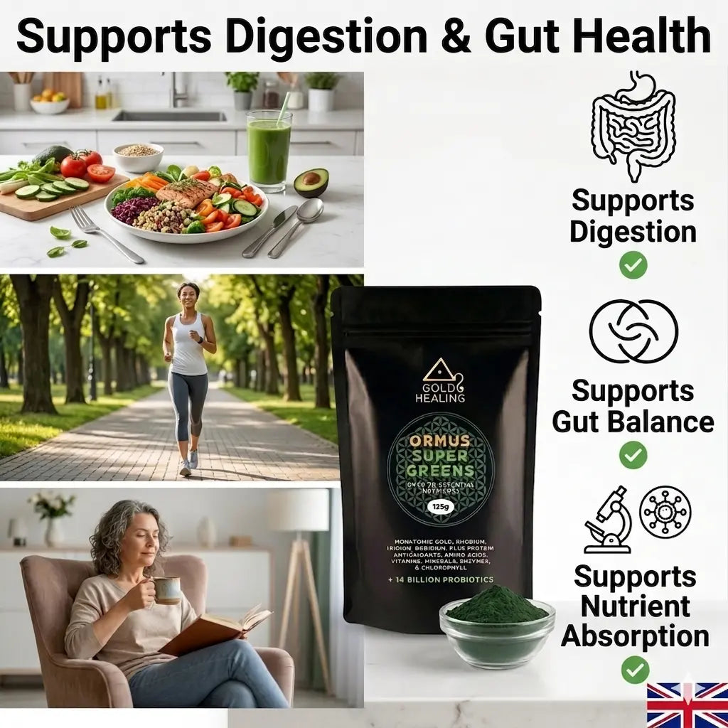 Ormus SuperGreens | Mineral Superfood Blend Gold Healing, superfood benefits 