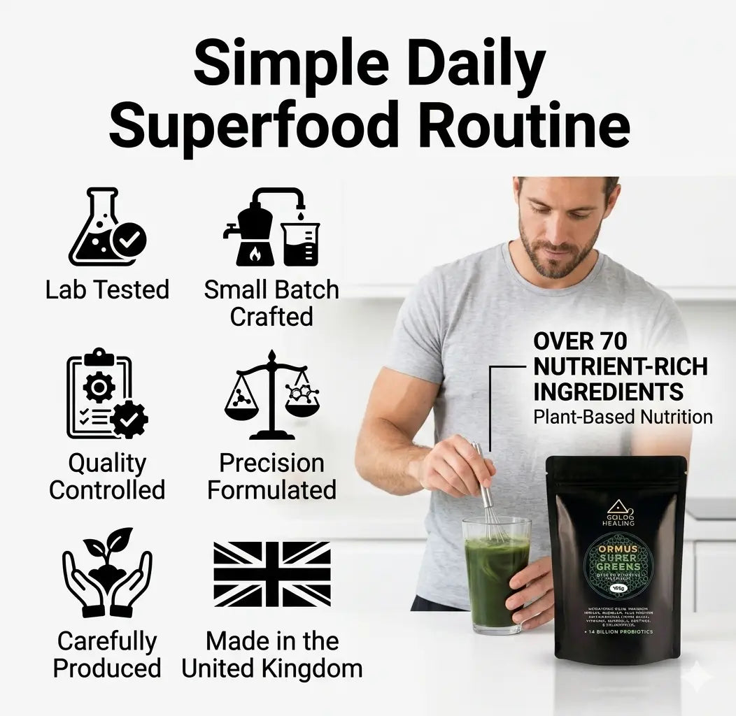 Ormus SuperGreens | Mineral Superfood Blend Gold Healing