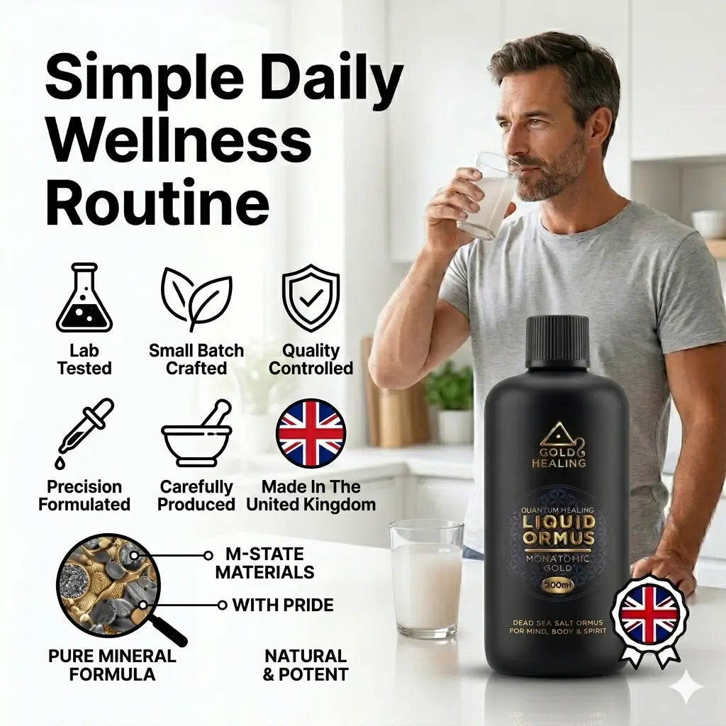 Ormus Liquid | Pure Minerals for Clarity & Energy Gold Healing, wellness routine 