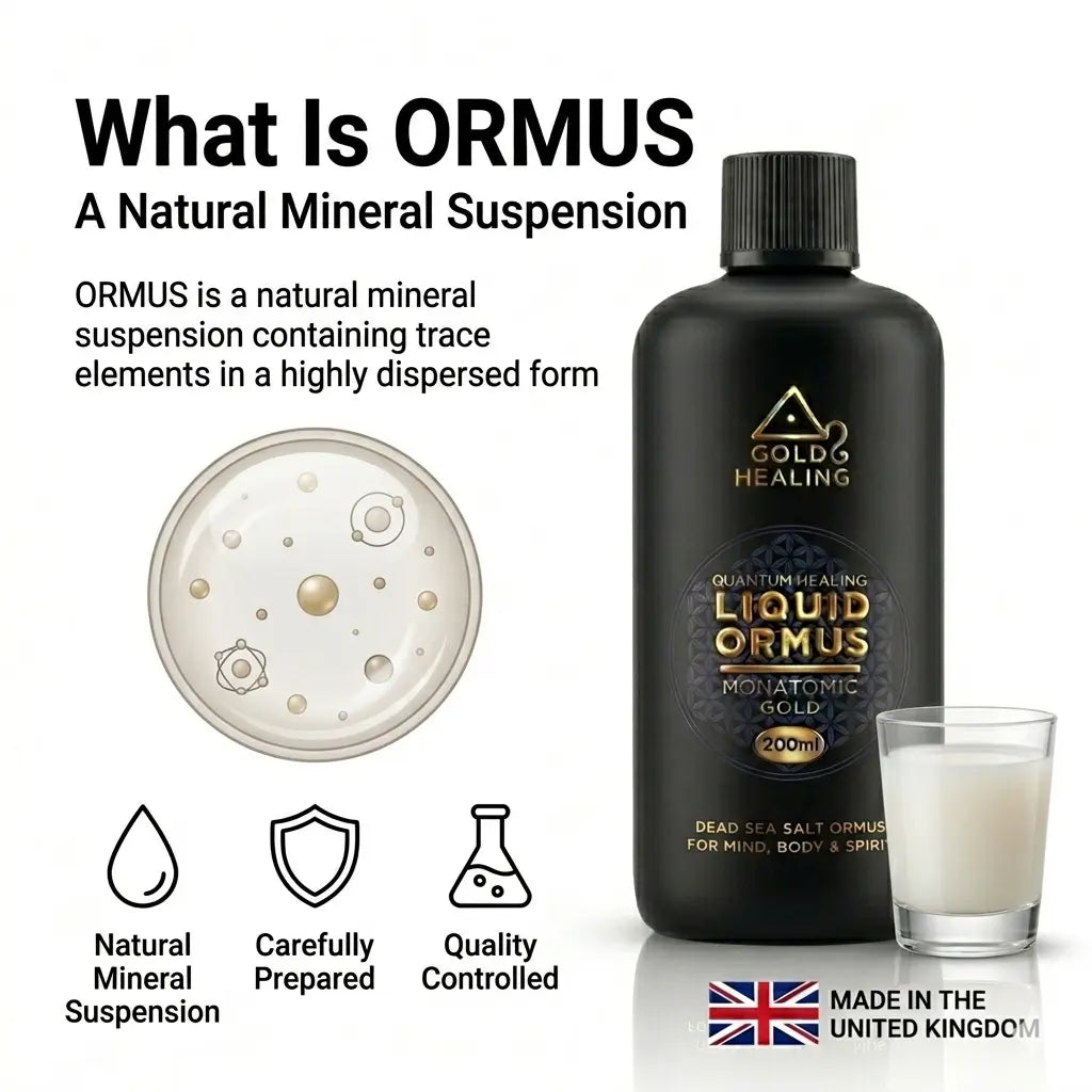 Ormus Liquid | Pure Minerals for Clarity & Energy Gold Healing, What is Ormus