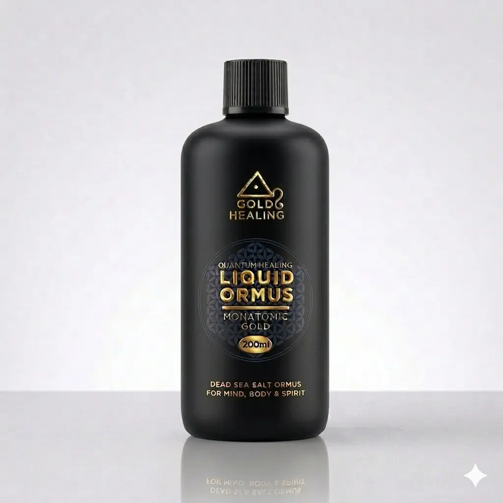 Gold Healing Liquid ORMUS Monatomic Gold bottle