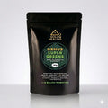 Gold Healing Ormus Super Greens package on a white background