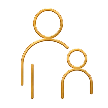 Two people icon representing wellness guidance and support