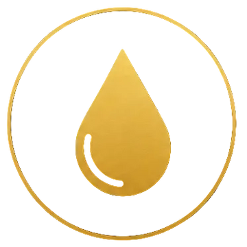 24K colloidal gold icon representing the colloidal gold component of Golden Iodine