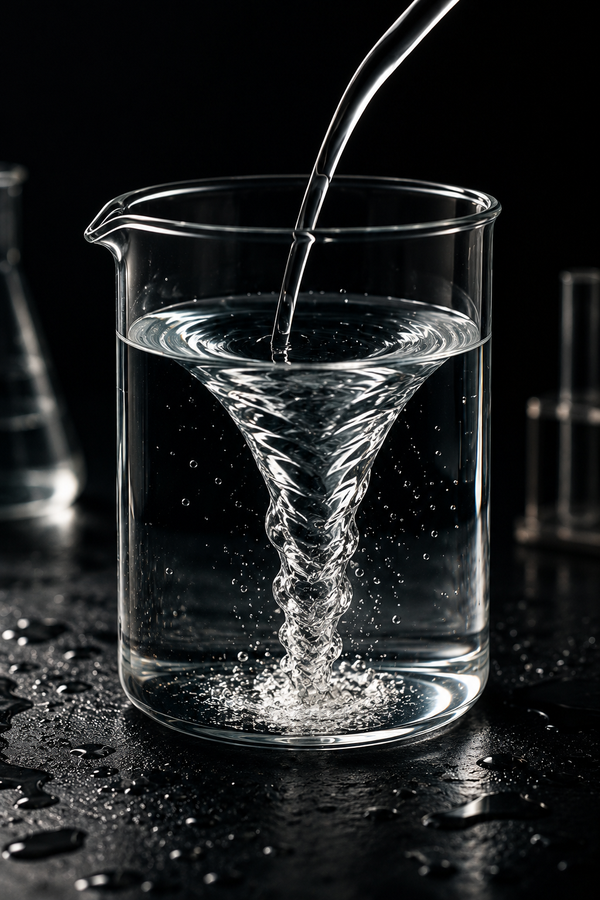 Controlled mineral extraction process used during Gold Healing ORMUS Liquid preparation