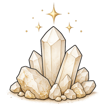 Icon representing ORMUS minerals and alchemical mineral traditions