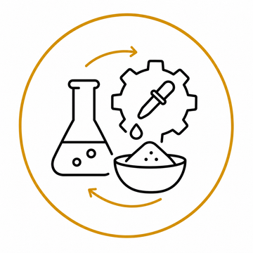 Icon representing ORMUS production and preparation methods