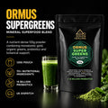 Ormus SuperGreens 125g powder with 70+ nutritional ingredients, 14 billion probiotics and UK dispatch