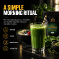 Ormus SuperGreens daily greens formula with probiotics, easy mixing and 125g resealable pouch