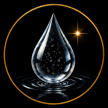 Ultra purified reverse osmosis and deionised water used during the preparation of Gold Healing Liquid ORMUS.