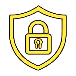 Secure checkout protection icon